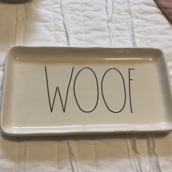 Rae Dunn Woof Plate Small